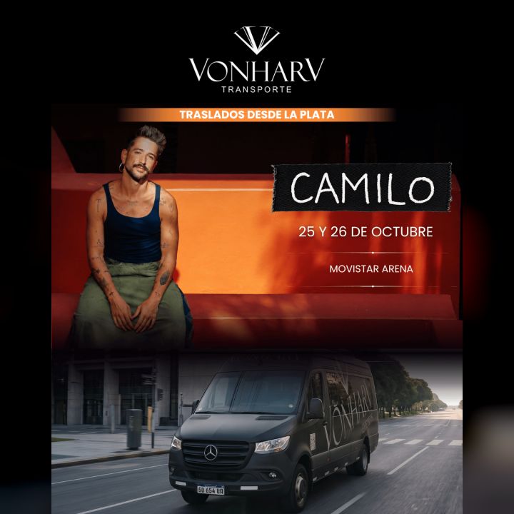 Traslado al show de Camilo en el Movistar Arena