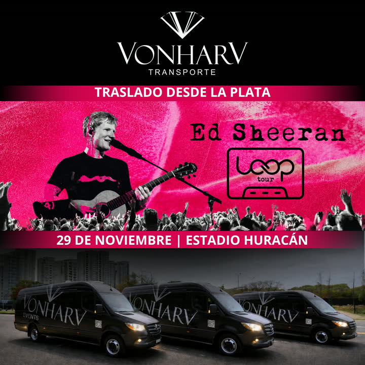 Traslado al show de Ed Sheeran en el Estadio Huracán