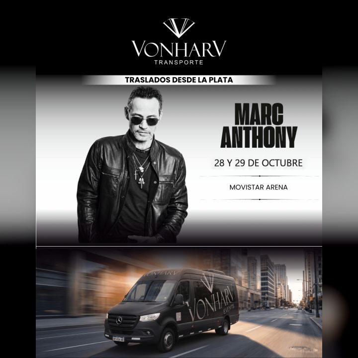 Traslado al show de Marc Anthony en el Movistar Arena